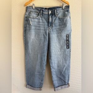 J. Crew Relaxed Boyfriend Cropped Jeans Women's Size 30